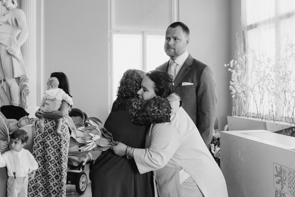 Wedding ceremony inside Prague City Hall
