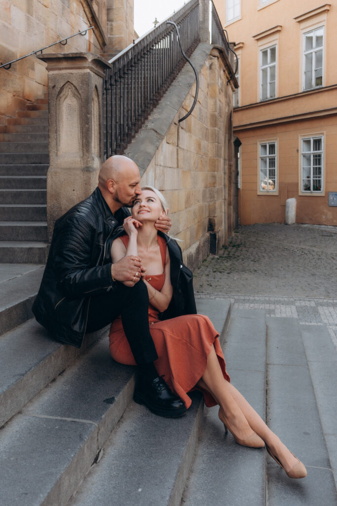 Romantic couple session in Prague